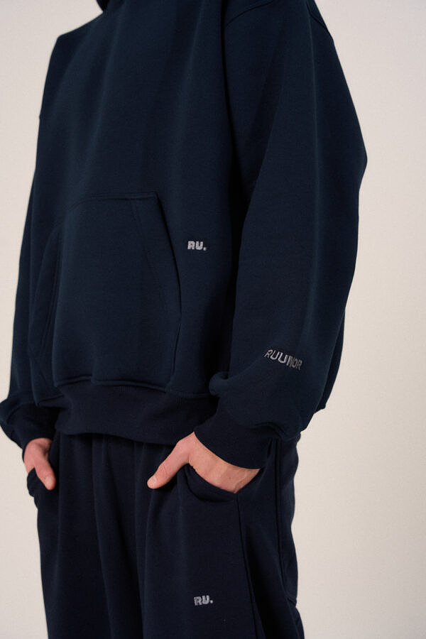 hoodie / navy-granat - obrazek 3