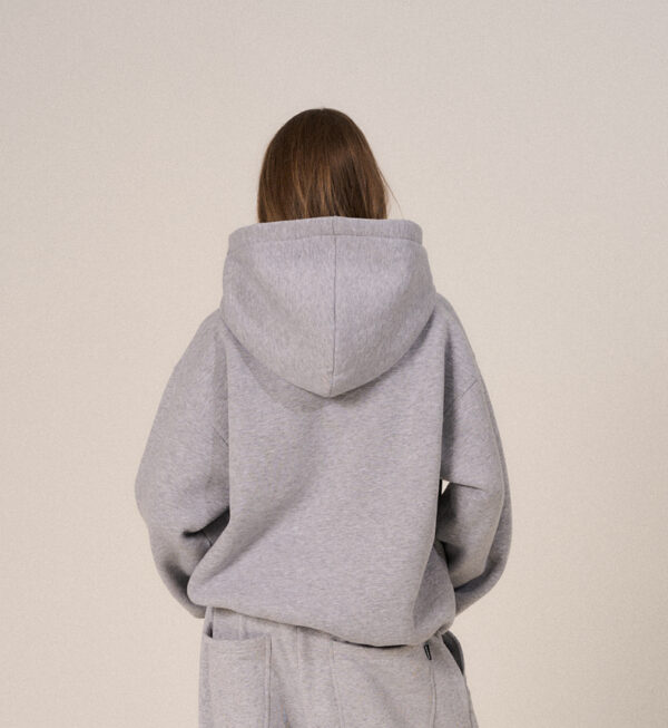 hoodie / grey melange - obrazek 3