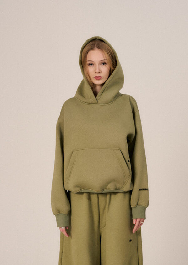 hoodie / olive-green - obrazek 3