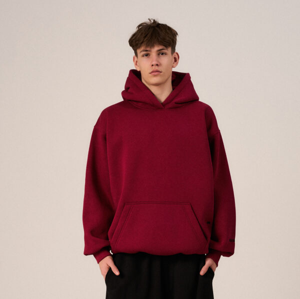 hoodie / wine red - obrazek 2