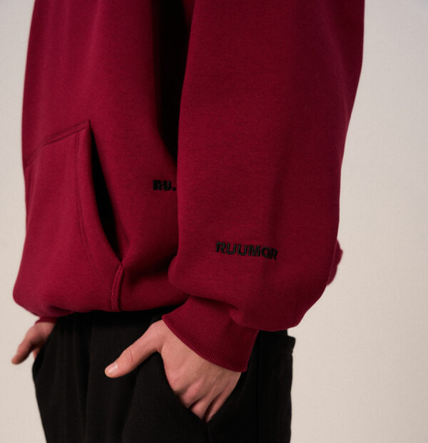 hoodie / wine red - obrazek 3