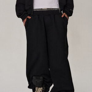 boxer pants / black