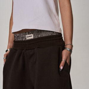 boxer pants/ brown