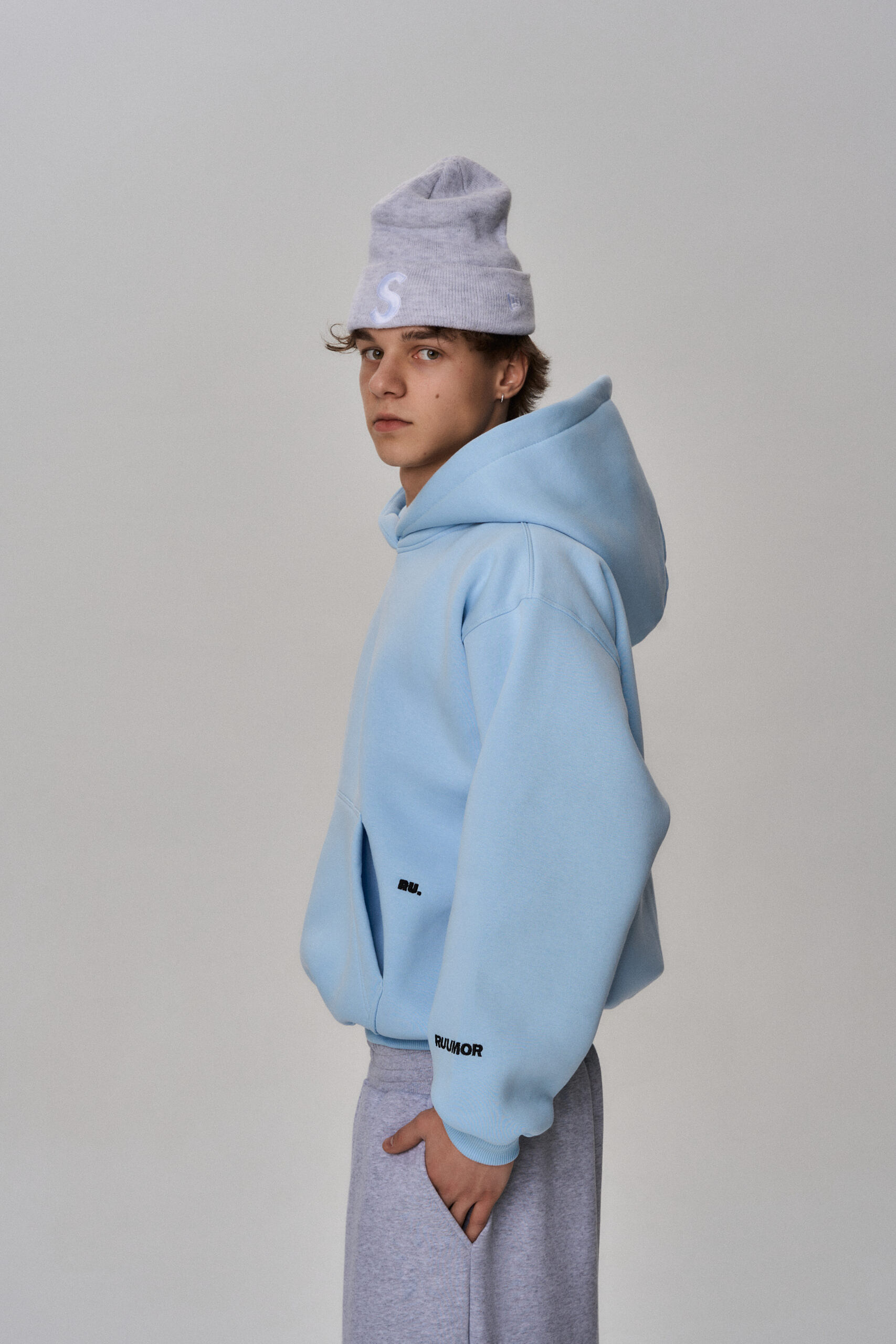 hoodie / baby blue - obrazek 5