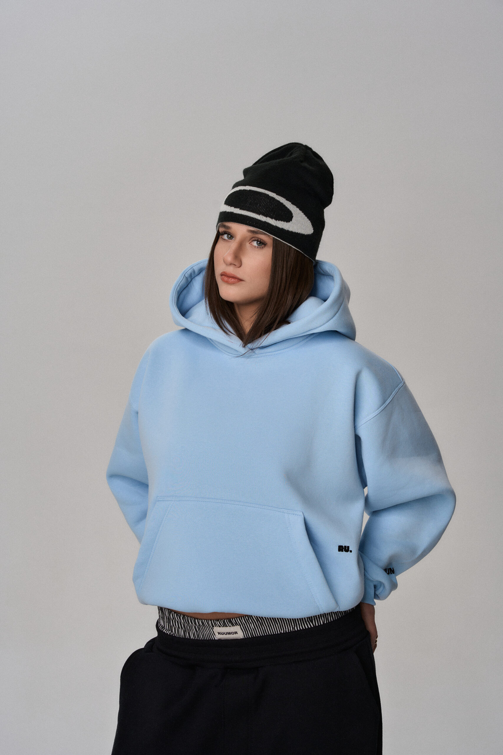 hoodie / baby blue