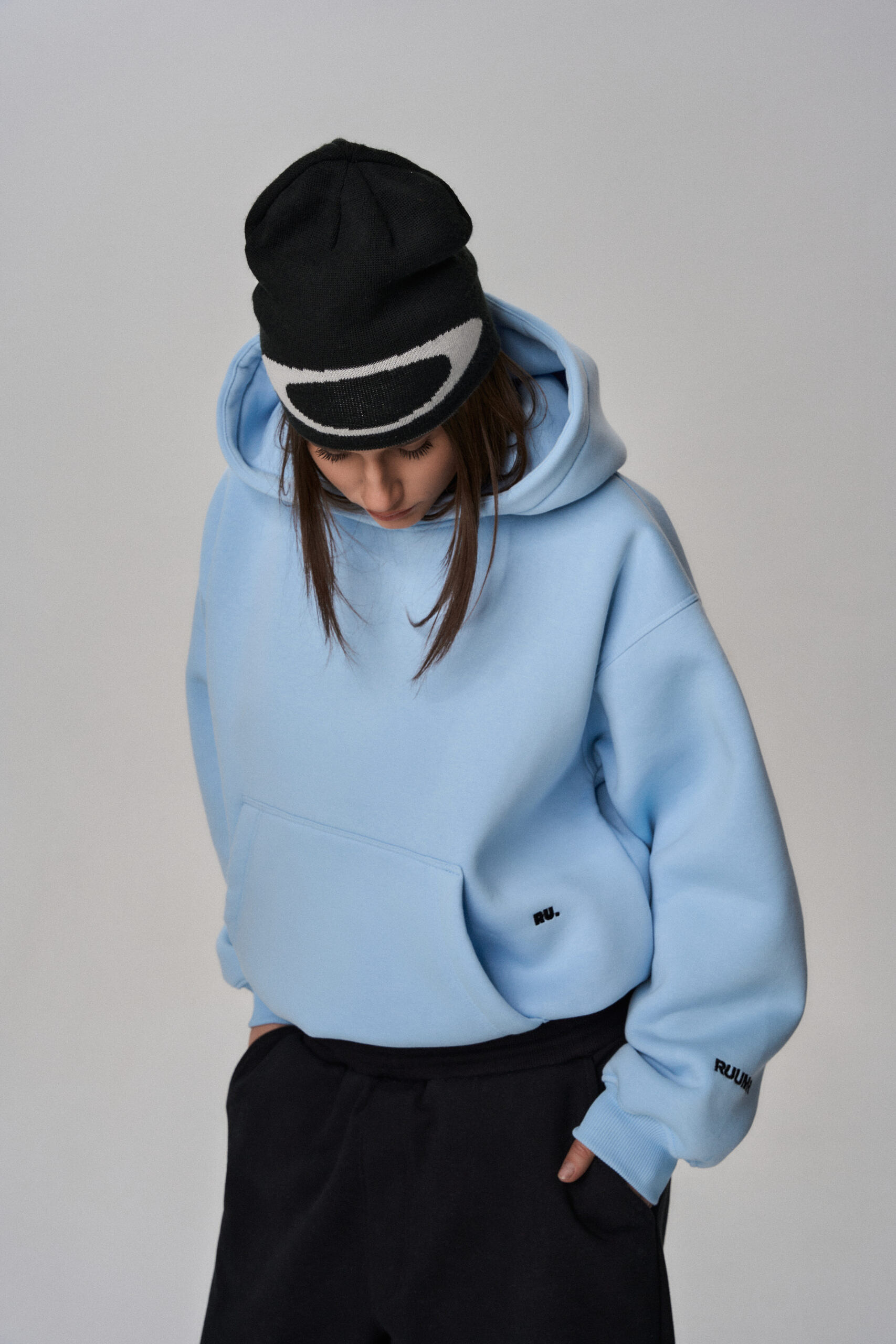 hoodie / baby blue - obrazek 3